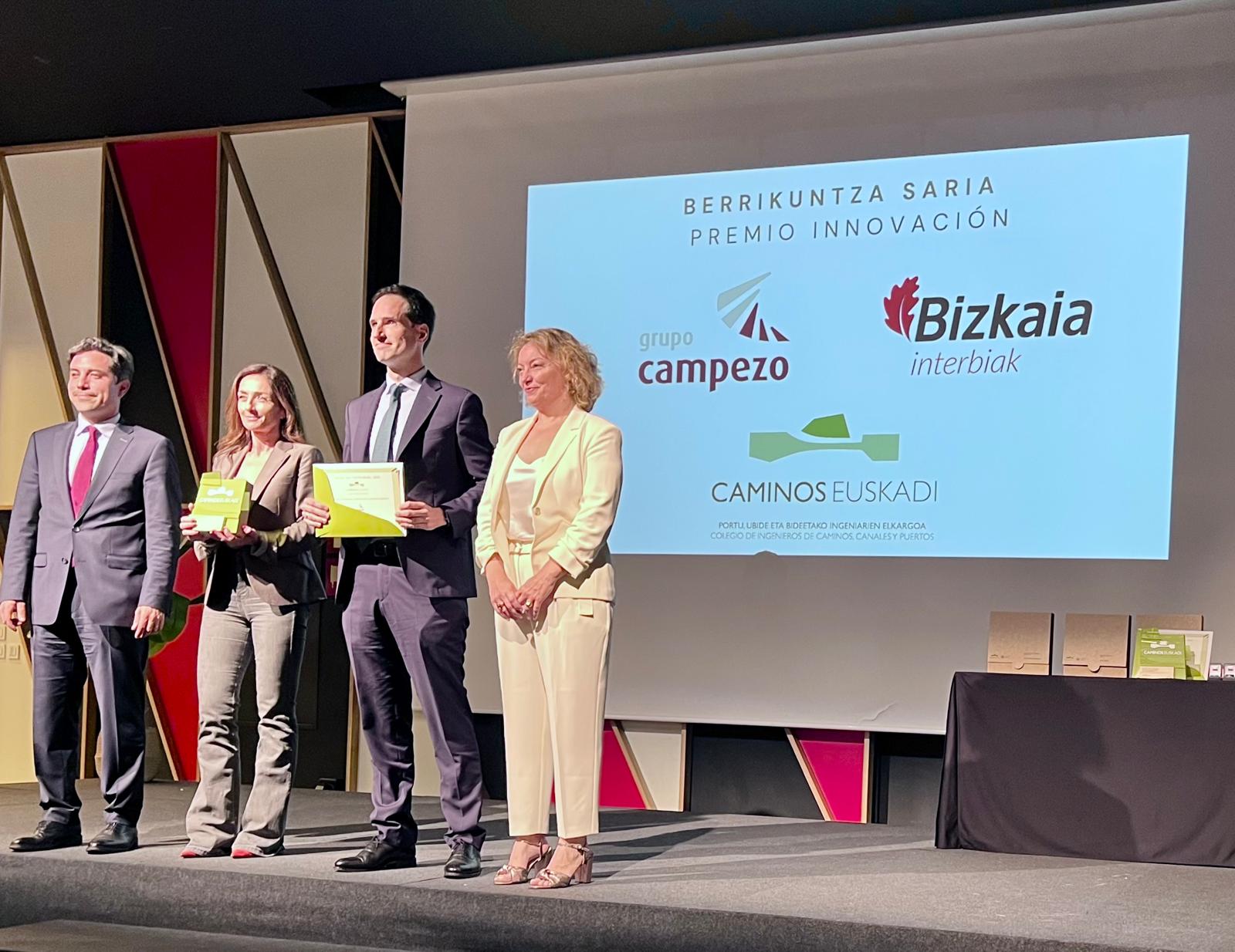 Imagen 1 de INTERBIAK premio Caminos Euskadi 2026 de innovación